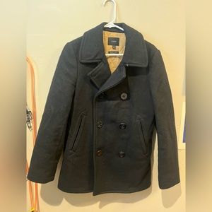 J Crew Bayswater Peacoat Black Size XS